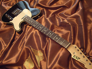 ESP Traditional Telecaster made in Japan in 90's Gloss Black