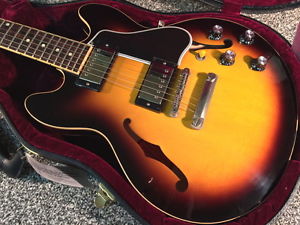 Free Shipping Used Gibson Custom Shop ES-339 Sunburst 11' Electric Guitar