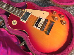 Free Shipping Used Gibson USA Les Paul Standard 93' Rev Zebra SH-4