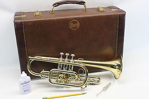 Bach Stradivarius 37 ML PRO CORNET Professional with Hard Case VINTAGE WoW #12/7