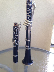 Vintage Selmer, Paris Bb clarinet,series    10  full  boehm with   silver keys