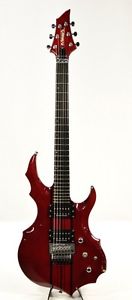 Edwards E-FR-130GT See Thru Red Electric guitar w/ Soft case Right hand