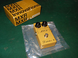 1976 Original Script MXR Guitar Effects OverDrive Distortion + w' Original Box
