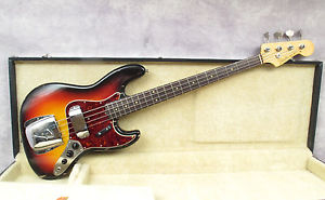 1962 FENDER JAZZ BASS - SUNBURST REFINISH - ANDY BAXTER BASS
