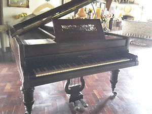 VICTORIAN  GRAND PIANO BY JOHN BROADWOOD IN WORKING ORDER C1885