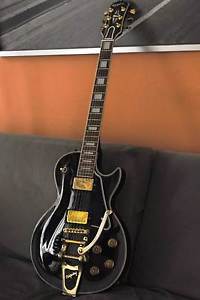 Gibson Epiphone Les Paul Custom Bigsby Seymour Duncan Pearly Gates Gold