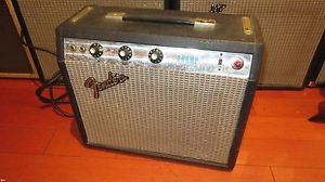 Vintage Original 1974 Fender Champ Silverface Electric Guitar Amplifier Clean!