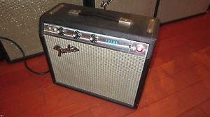 Vintage Original 1973 Fender Champ Silverface Electric Guitar Amplifier Awesome