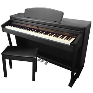 Axus D2 Digital Piano with Bench - Black