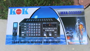 KOK PROFESSIONAL AUDIO MODEL MXA-303 DSP MIXING AMPLIFIER NEW IN BOX FREE SHIP