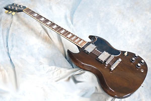 Gibson 2015 SG Standard Transluscent Ebony UPGRADE TO Gibson Deluxe Tuners