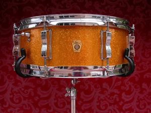 1960's LUDWIG JAZZ FESTIVAL GOLD SPARKLE SNARE DRUM