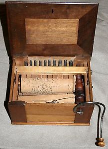 Rare serinette ancienne francaise c.1800 ( Orgue - Boite a musique - Mecanique )