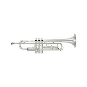YAMAHA YTR3335S YTR-3335S TROMBA IN SIB LACCATA ORO SILVER REVERSE CON ASTUCCIO