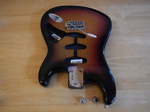 Fender AVRI '62 Stratocaster BODY - 3 Tone Sunburst - Callaham Hardware - NITRO