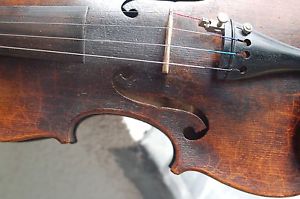 Amazing full-size 4/4 amatus concerto maestro violin w/ stamp, old case and bow!