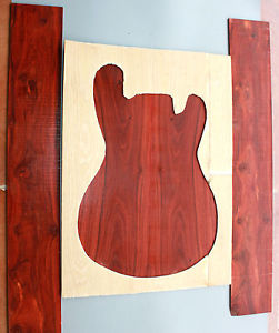 Indian Rosewood bookmatch guitar top&side board Luthier supply B1137