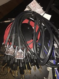 Mogami Gold Dsub to TRS snakes (lot of 4)