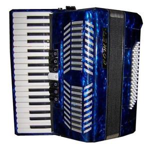 comet fisarmonica 80 bassi colore blu