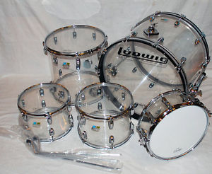 Ludwig Vistalite Big Beat Clear L9125LX38 - NEU