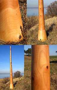 JENS HUTH Didge Kirsche 223 Didgeridoo, natur