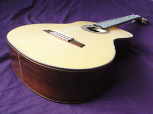 Classical Concert Guitar - All Solid Woods - Lattice Braced Spruce Top