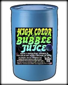 Froggy’s Fog Bubble Juice/Fluid 55 Gall Reactive Blacklight Bubbles Long-Lasting