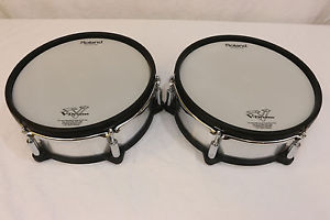 TWO Roland PD-125X-SV V Drum 12" Mesh Head PD125XSV VDrum Tom 105X TD 20X 30 12
