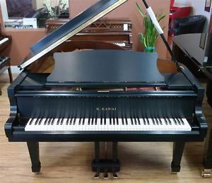 Gorgeous 2007 Ebony Satin Kawai RX2 Salon Grand