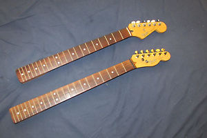 2 Lot Vintage American Fender Guitar Necks Telecaster Stratocaster Loaded