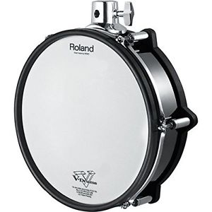 Roland PD-128-BC 12' Dual Trigger Pad-Black Chrome - New