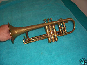 1914 CONN Victor Opera glass slide Cornet  80A  used as is condition Very Rare