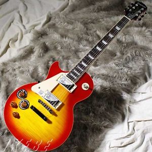 Epiphone Les Paul Standard Plus-top Pro Orange w/soft case F/S Guiter #Z55