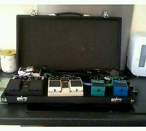 Guitar FX Pedals, Pedal Board & Power Supply