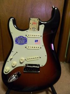LEFTY FENDER AMERICAN DELUXE STRATOCASTER BODY Sunburst N3 Pickups S1 Switching
