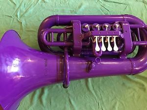 New Cool Wind Plastic Tubas Purple key Bb Good Music Gift