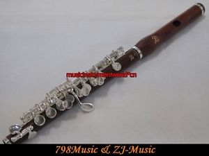 Professional Concert Piccolo-Silver Plated-Rose Wood Wooden