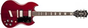 GUILD S-100 Polara Cherry Red w/hard case F/S Guiter Bass From JAPAN #Z50