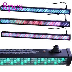 8pcs 240 10MM LED DJ wash bar light DMX Blacklight Light for DJ Party fast ship