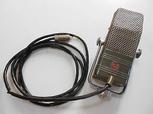 Vintage RCA 44-BX Velocity Ribbon Studio Microphone with Yoke & Cord - WORKS