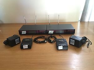 Sennheiser EW100 G2 Receiver & Bodypack Transmitter Mic B-band 626-662 SK100 x2