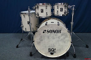 Sonor ProLite Shellset in "Creme White"  -  22,10,12,16"