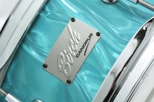 CANOPUS BR-1455 AQUA SATIN 5.5x14 Snare drums