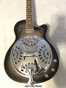 Fender Roosevelt CE Acoustic-Electric Resonator Guitar Moonlight Black Burst