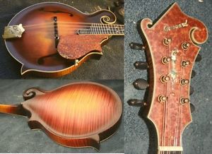 Stunning Custom Built Girouard F5 Mandolin with Amboyna features
