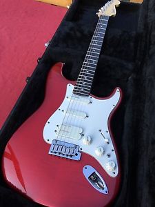 1993 Fender Plus Ultra Stratocaster Guitar, Crimson Burst Beauty