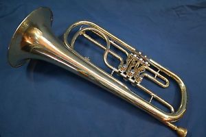 "J.C. Penzel" Oskar Ullmann Rotary Valve Bass Trumpet with Mouthpiece