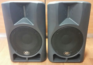 (2) Peavey Impulse 12D, Powered 12" PA Speakers, 1200-Watts, Store Demo Sale