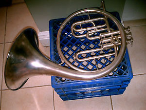 VERY RARE. CONTINENTAL VINTAGE 3 VALVE FRECH HORN / MELLOPHONE. SWEET !