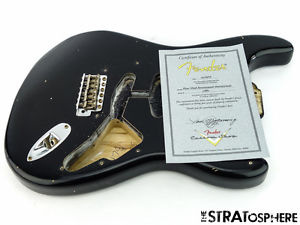 Fender USA Custom Shop Postmodern Relic Stratocaster BODY & HARDWARE Strat Black